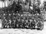 Marine Bombing 611′s squadron baseball team in 1945 at Zamboanga on the island of Mindanao, Philippines, late in the war (source: VMB611.com).