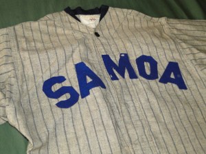 Samoa Jersey Collar and Lettering