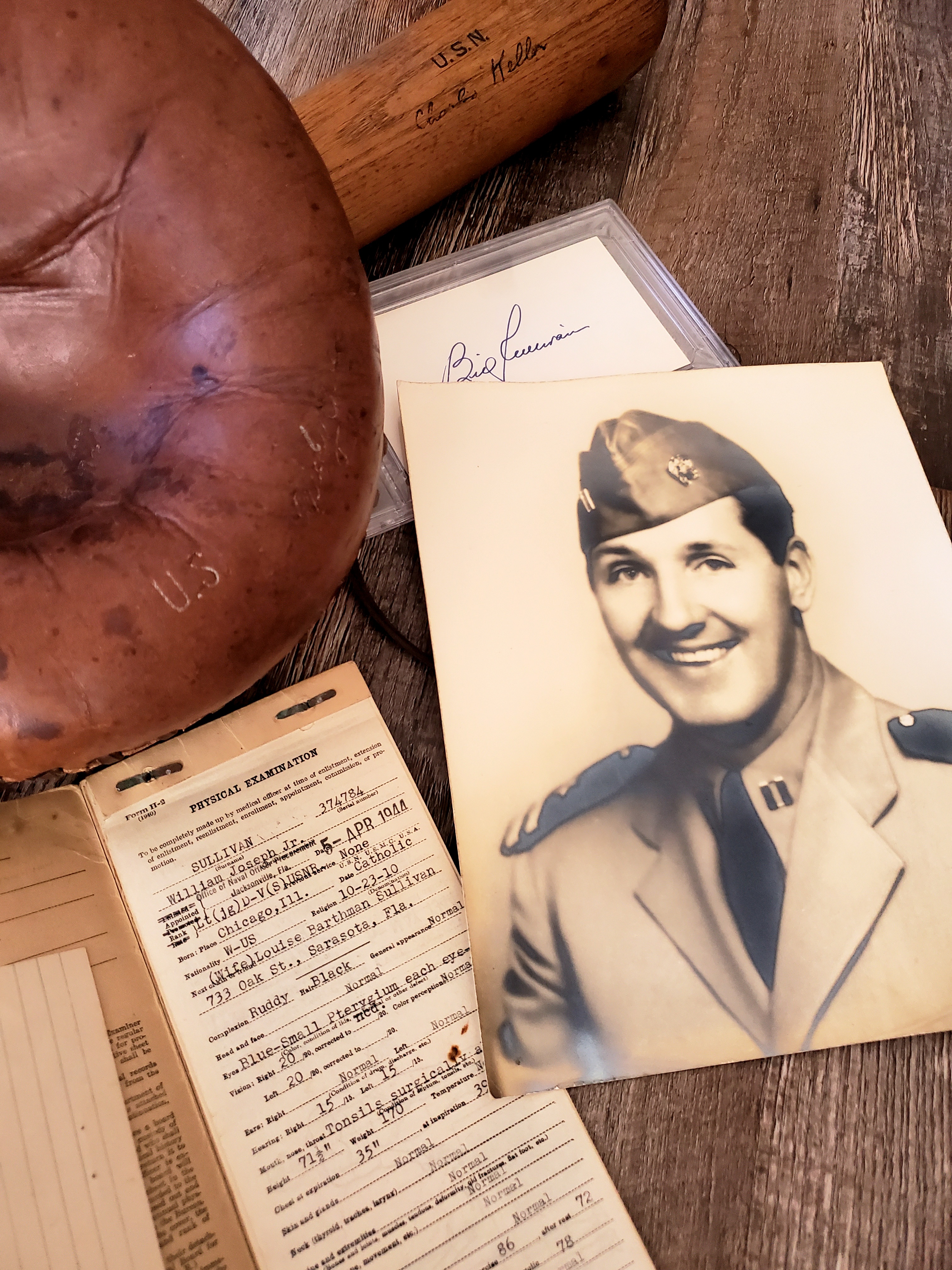 Catching Record: WWII Veteran LT Billy Sullivan, Jr.