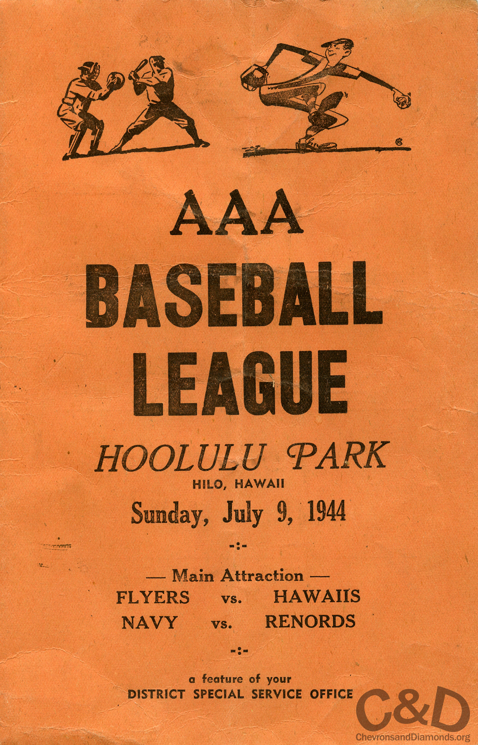High-Flying WWII Big Island Navy Baseball