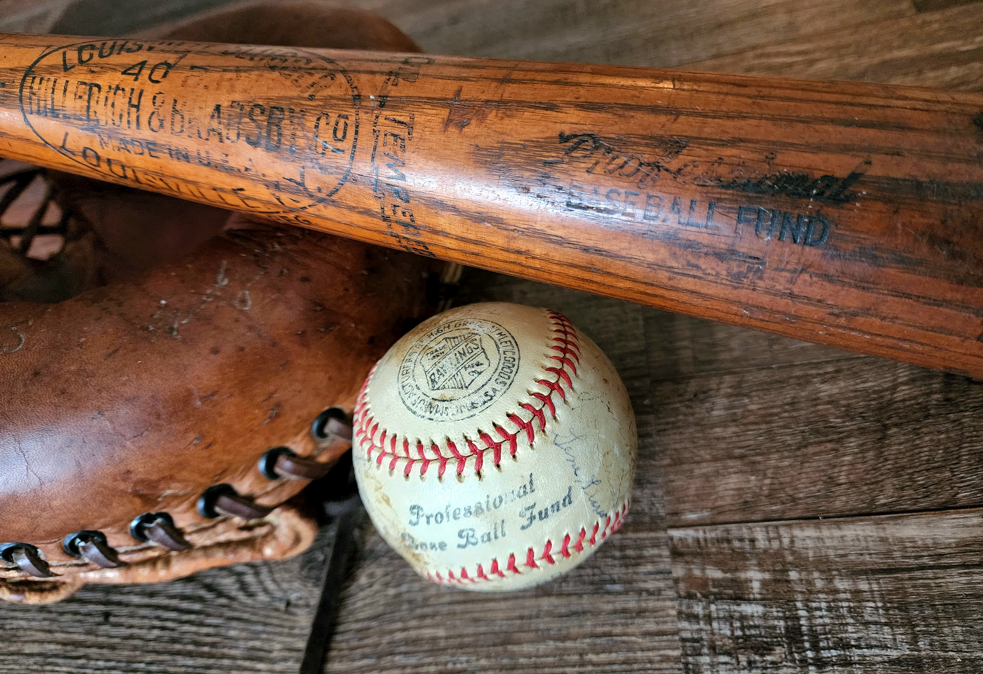 Bat and Ball Fund Bat: A Very Rare Babe Ruth Model Bat
